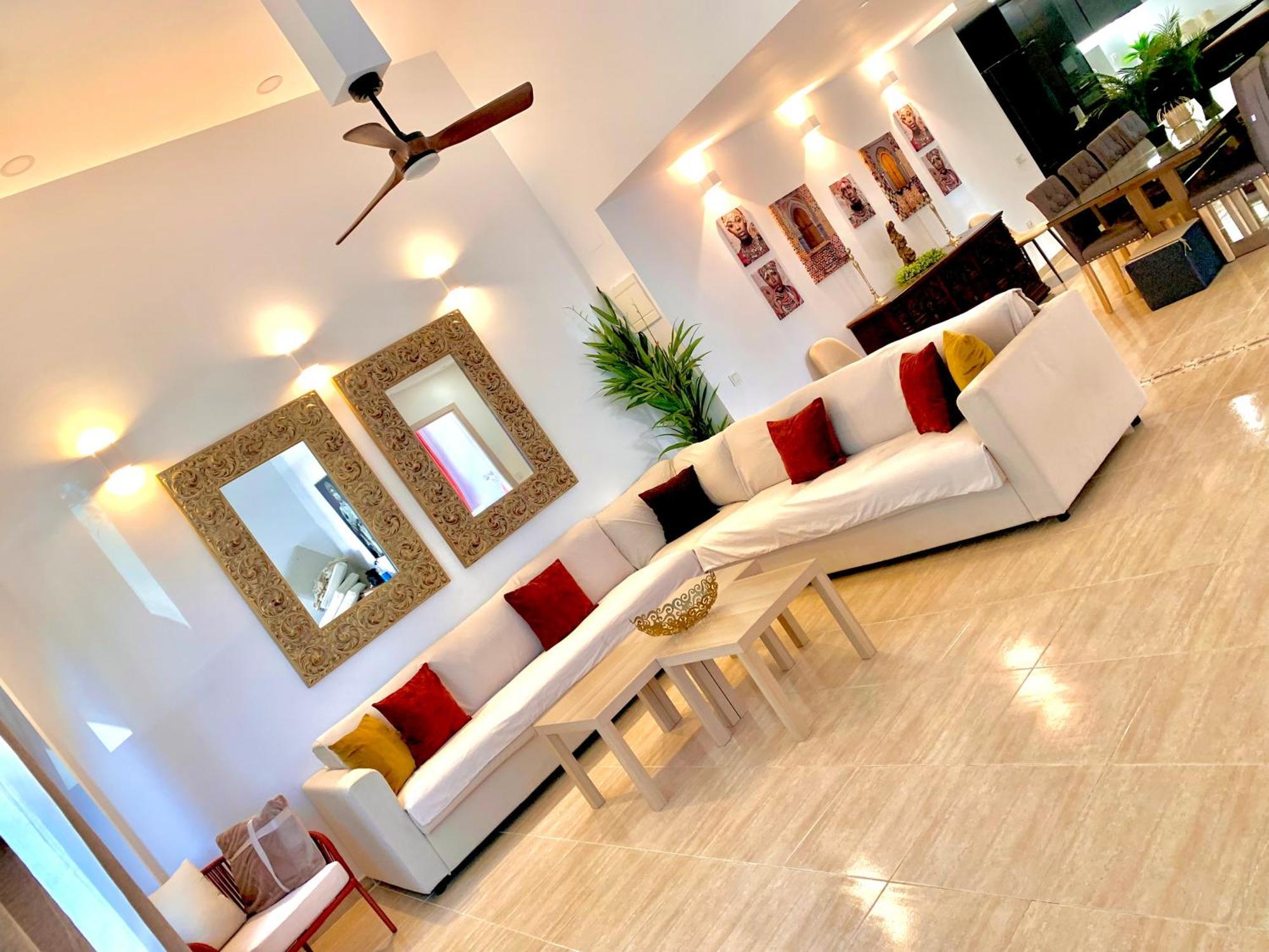 Amplia Vivienda New Para12 Pers A 4 Min Caminando De Playa Con Terraza, Piscina Com, Wifi, Ventiladores De Techo, Lavavajillas Roquetas de Mar Extérieur photo
